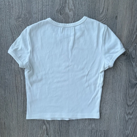 Abrand White Short Sleeve Tee - Picture 2 of 2